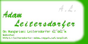 adam leitersdorfer business card